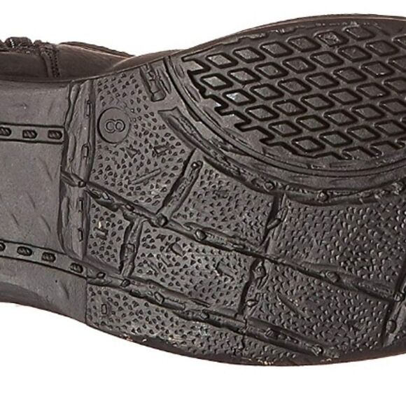 MOTO Style Black Tall Boots With Zipper Feature - Picture 8 of 8